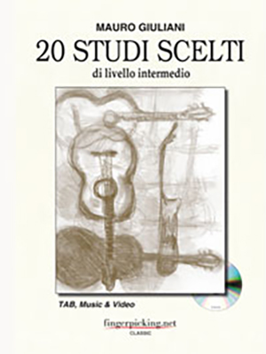 Mauro Giuliani 20 Selected Studies Book + DVD