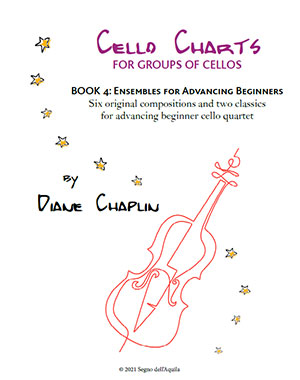 Cello Charts Book 4 - Cello Ensembles For Advancing Beginners