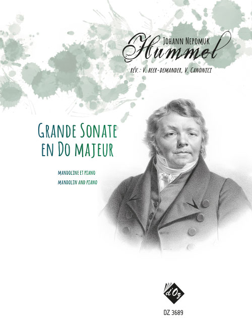 J.N. HUMMEL - Grande sonate en Do majeur - For Mandolin and Piano
