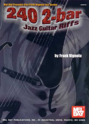 a 240 2-Bar Jazz Guitar Riffs