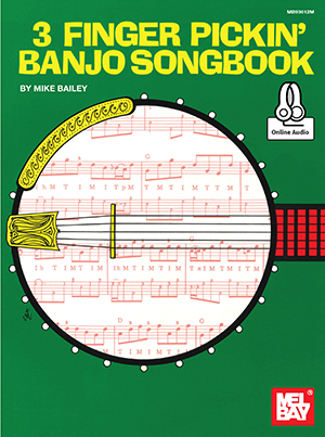 a 3 Finger Pickin' Banjo Songbook + CD