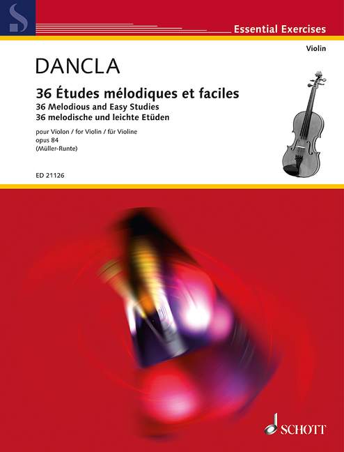 Charles Dancla - 36 Melodious and Easy Studies - For Viola