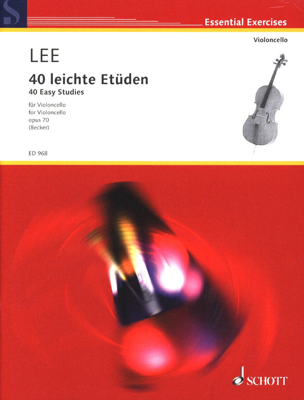 Sebastian Lee - 40 Easy Studies - For Cello