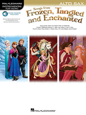 Songs from Frozen, Tangled and Enchanted - Alto Sax + CD