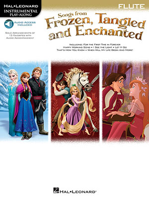 Songs from Frozen, Tangled and Enchanted - Flute Songbook + CD